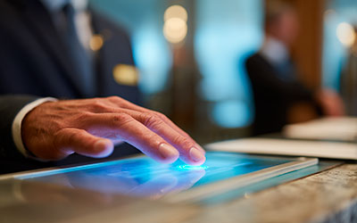 сдача отпечатка пальца